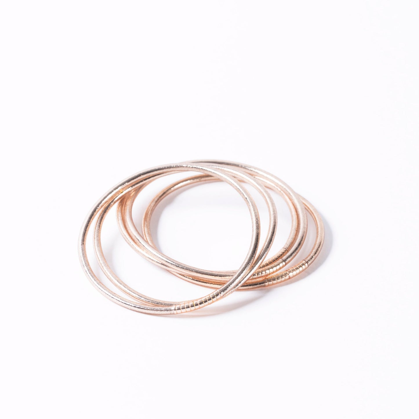 BUDDHIST BANGLE | THIN | CHAMPAGNE