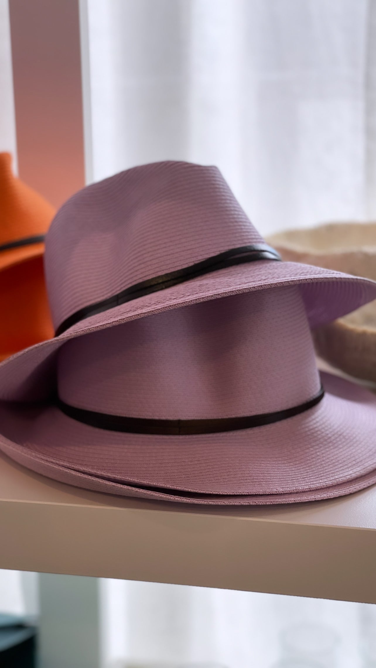 TRAVAUX EN COURS - BORSALINO HAT | LILAC