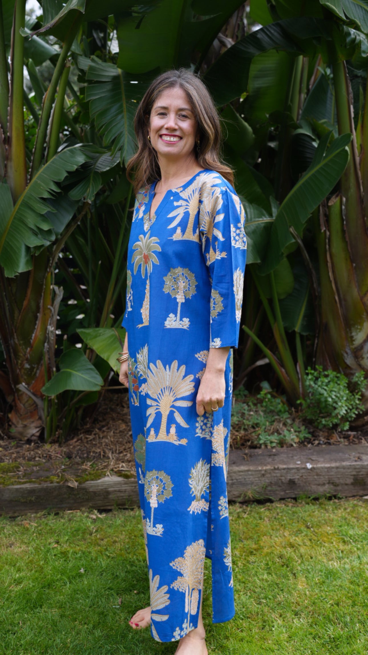 NICKY DRESS | PALM BLUE