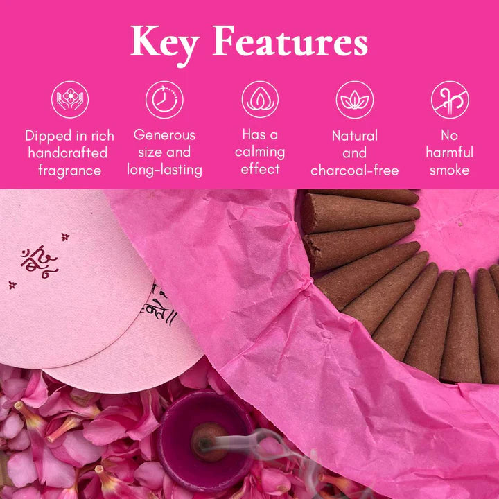Gulabi (Indian Rose) – Romantic & Floral | INCENSE CONES