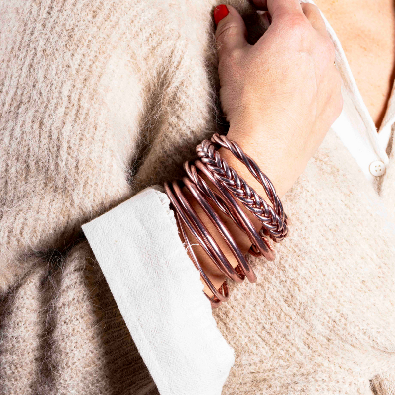 BUDDHIST BANGLE | BRAID | CHAMPAGNE
