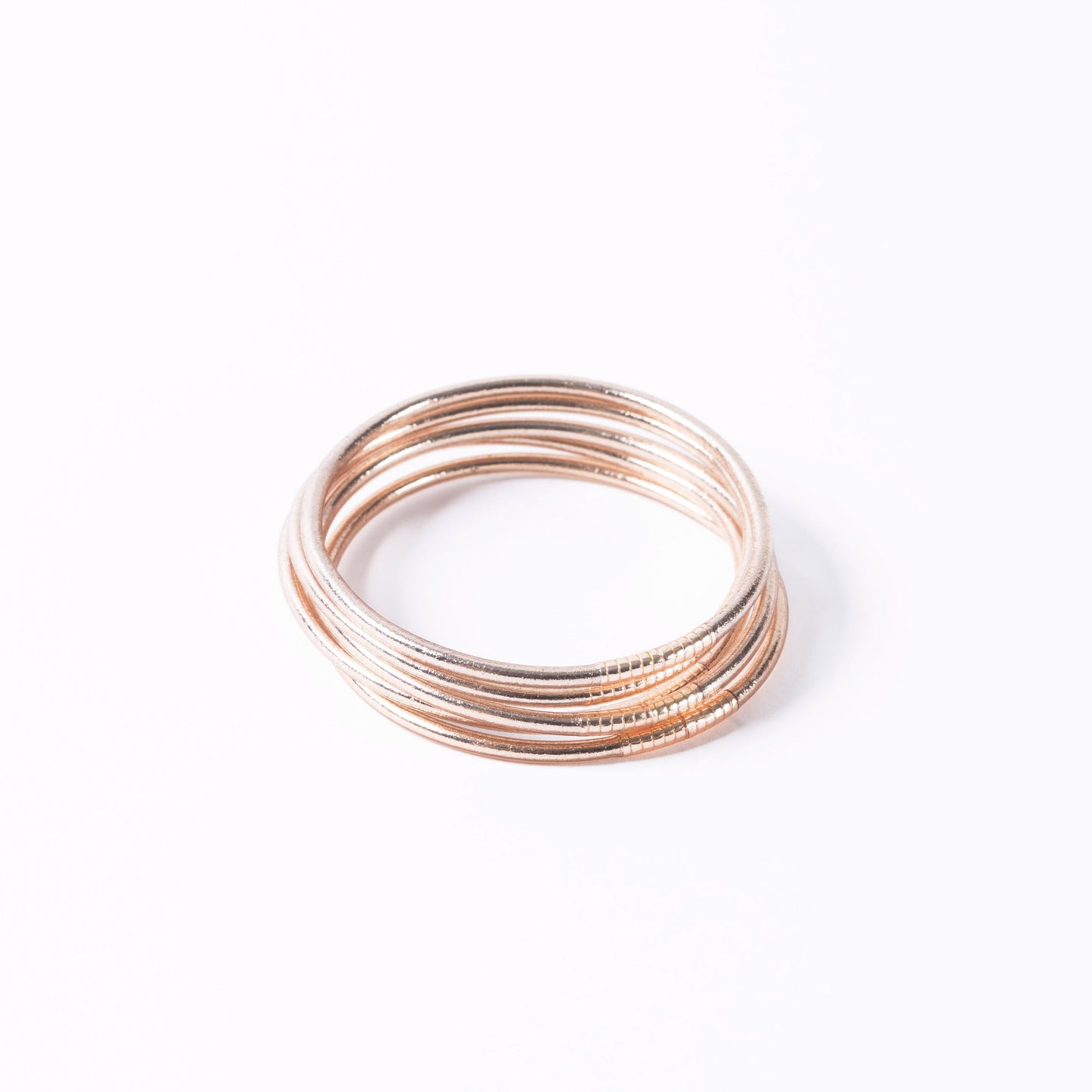 BUDDHIST BANGLE | THIN | CHAMPAGNE