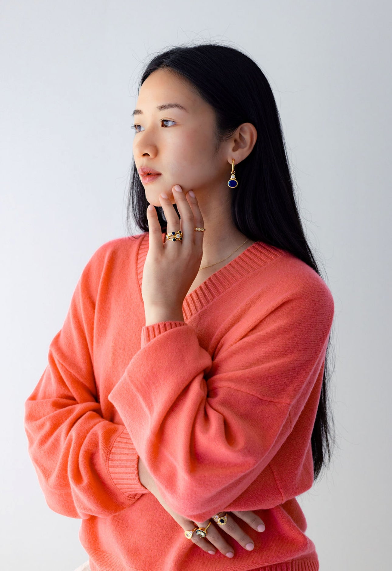 AMARA EARRINGS | LAPIS