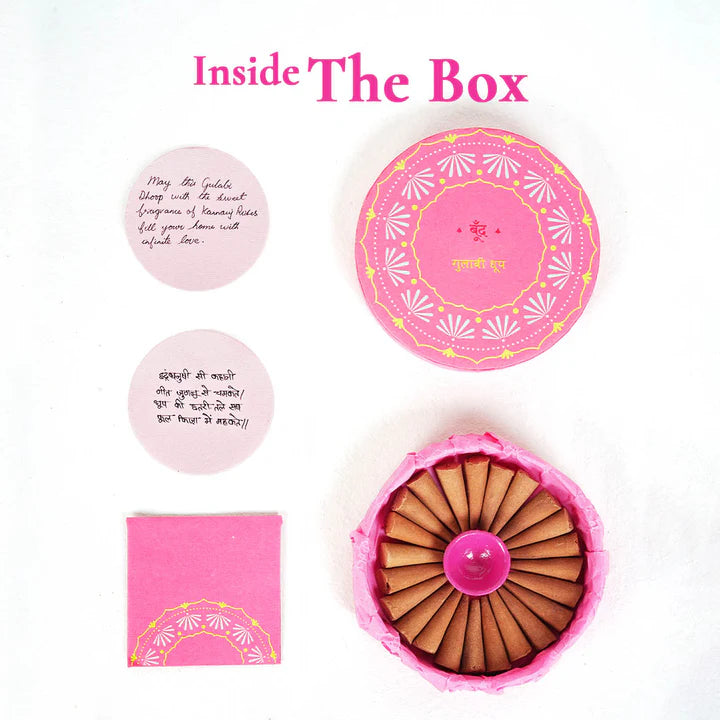 Gulabi (Indian Rose) – Romantic & Floral | INCENSE CONES