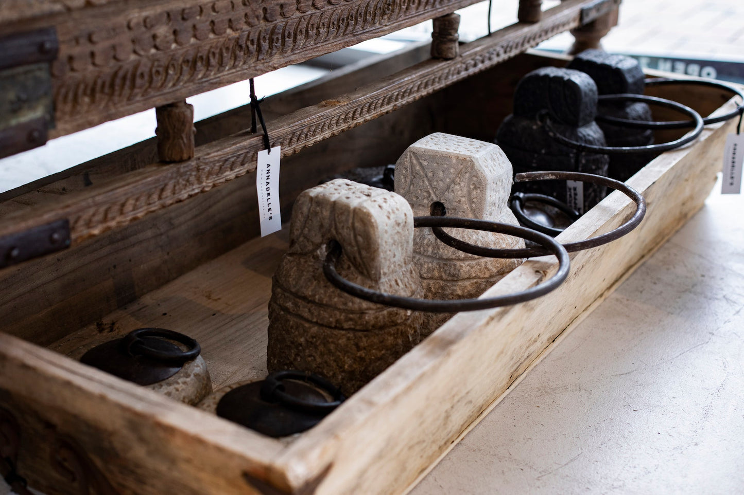 STONE DOOR STOP | BLACK