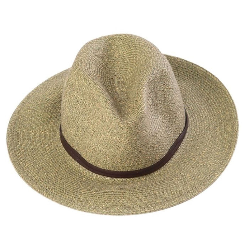 TRAVAUX EN COURS - BORSALINO HAT LEATHER STRAP | ARMY