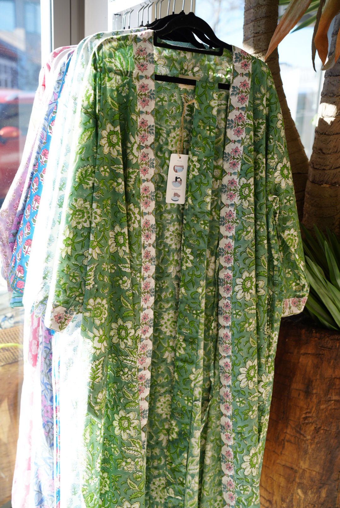 COTTON BLOCK PRINT KIMONO | MEADOW BLOOM