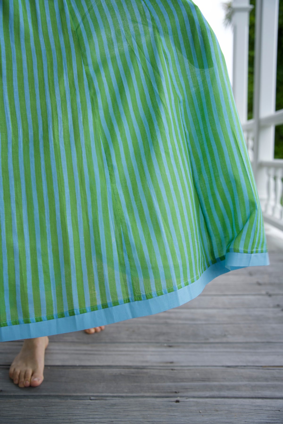 HARPER DRESS | GREEN BLUE