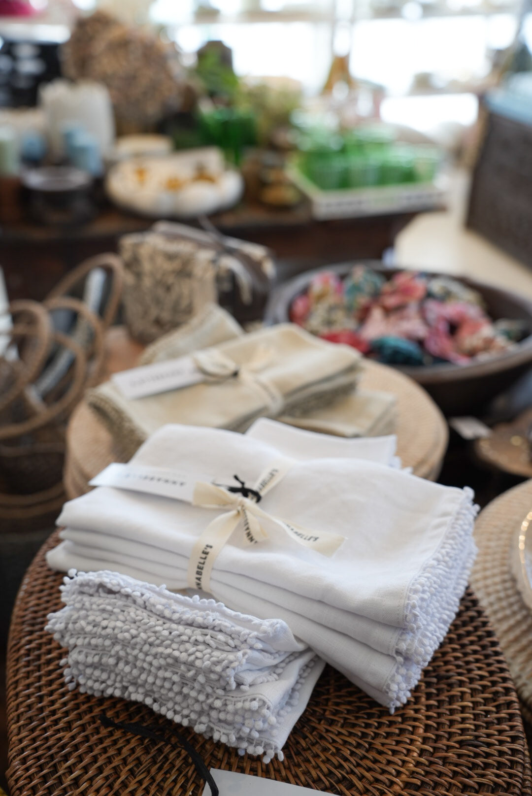 LINEN NAPKIN SET/4 | WHITE