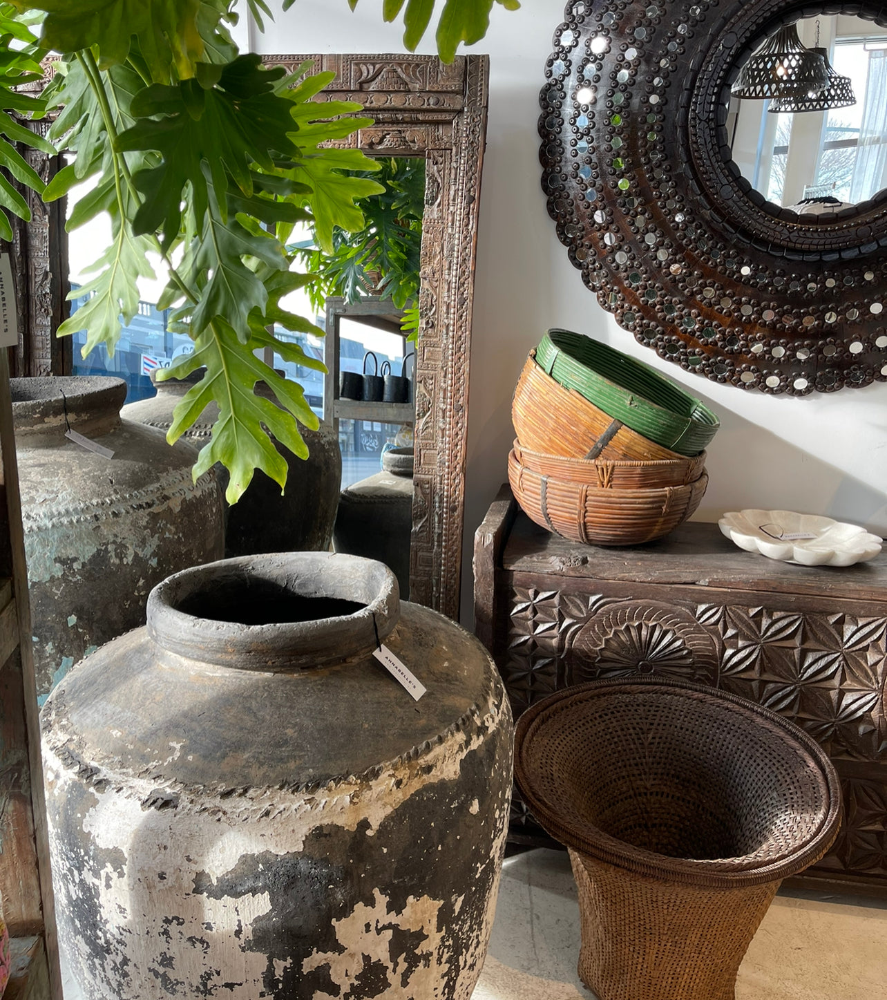 Havelock North - Original Indian Mirror | Annabelle's Design Store NZ