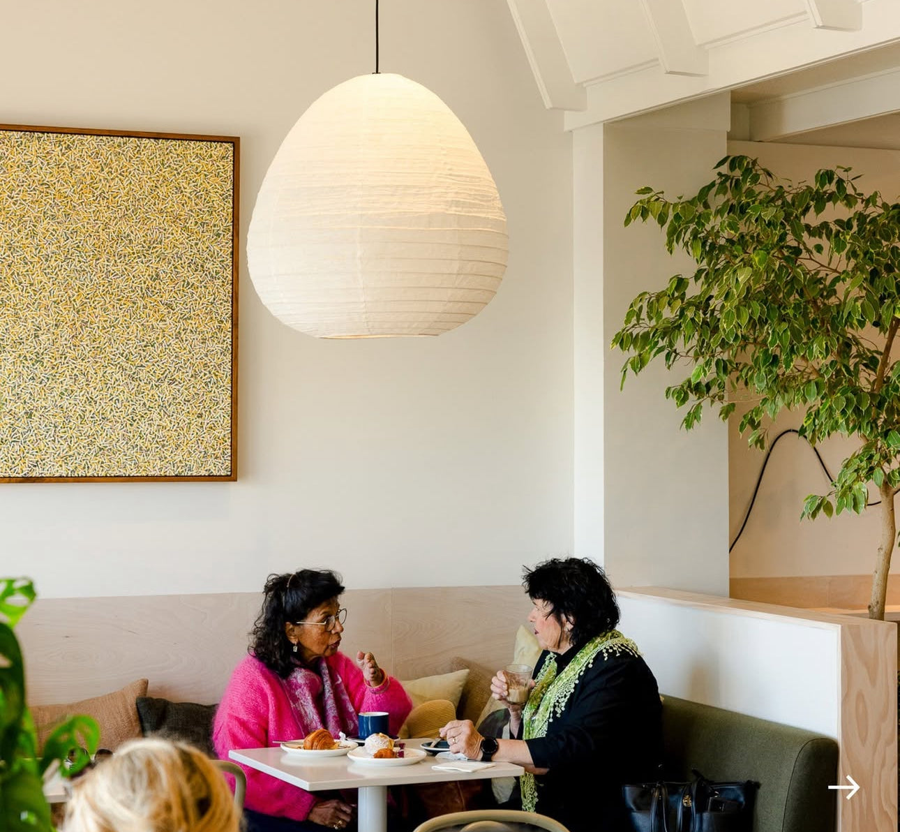 Havelock North Hawke's Bay - Medium Tear Drop Linen Light Shade | Annabelle's Design Store NZ