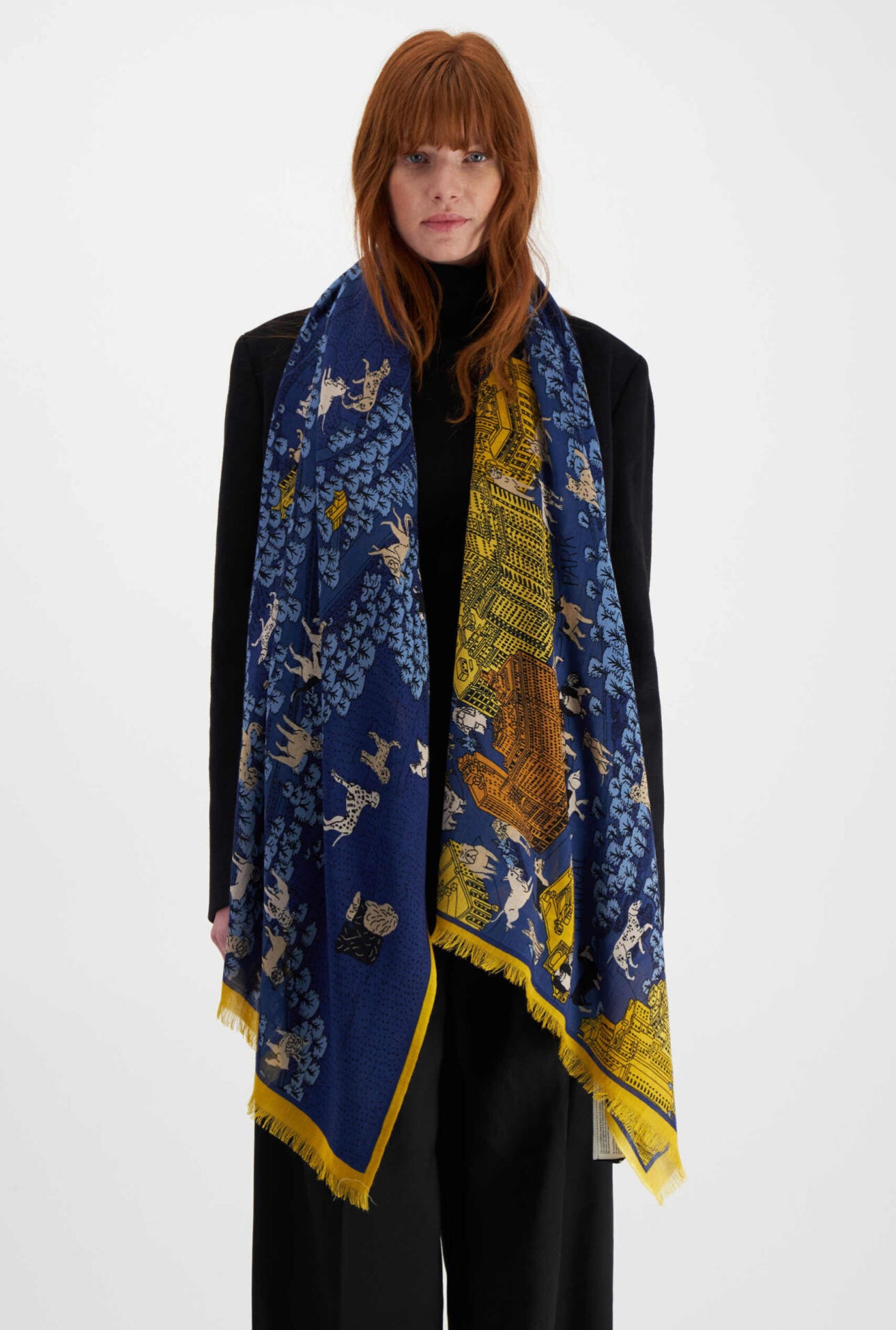 CENTRAL PARK Scarf- YELLOW by Inouï Edition