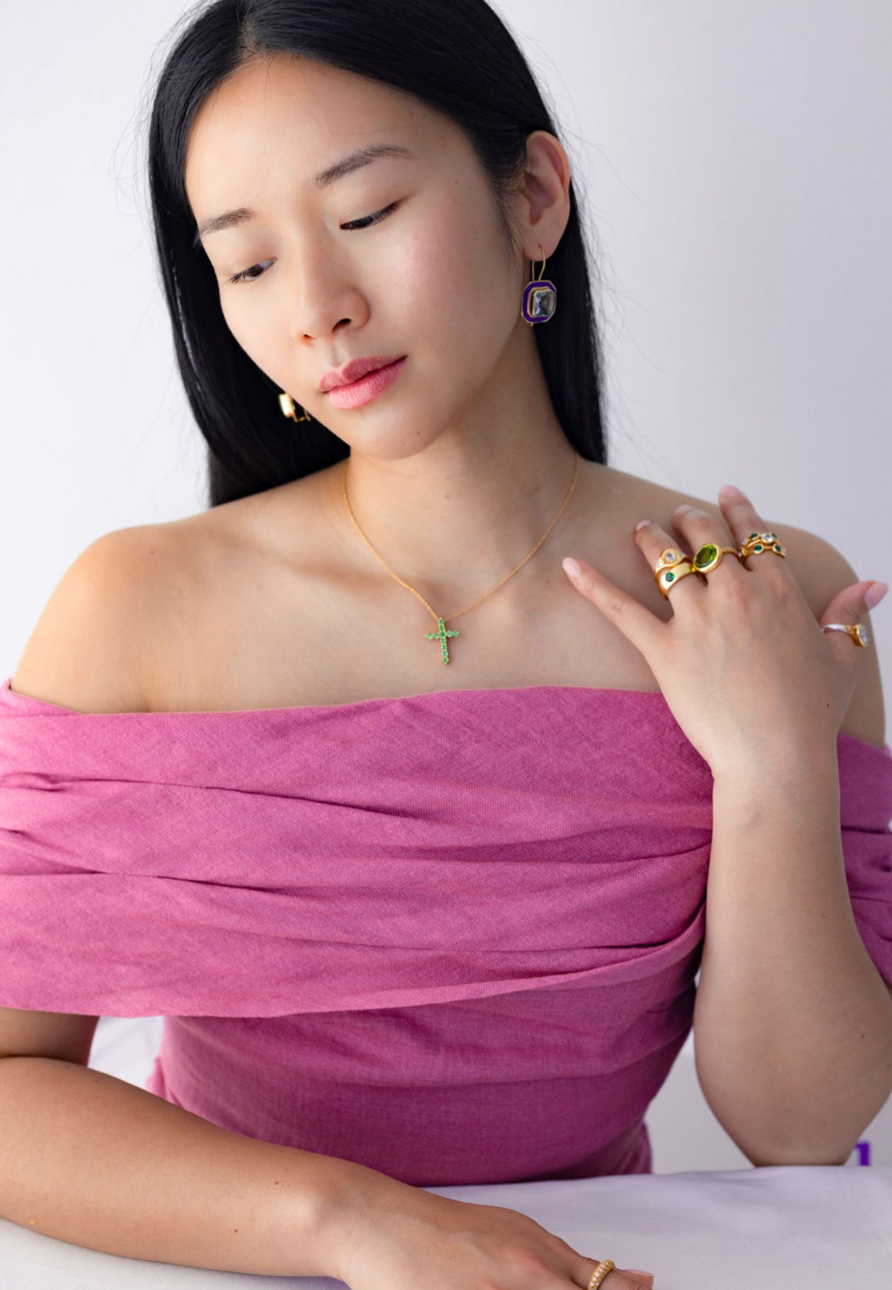 CLAUDIA NECKLACE | GREEN