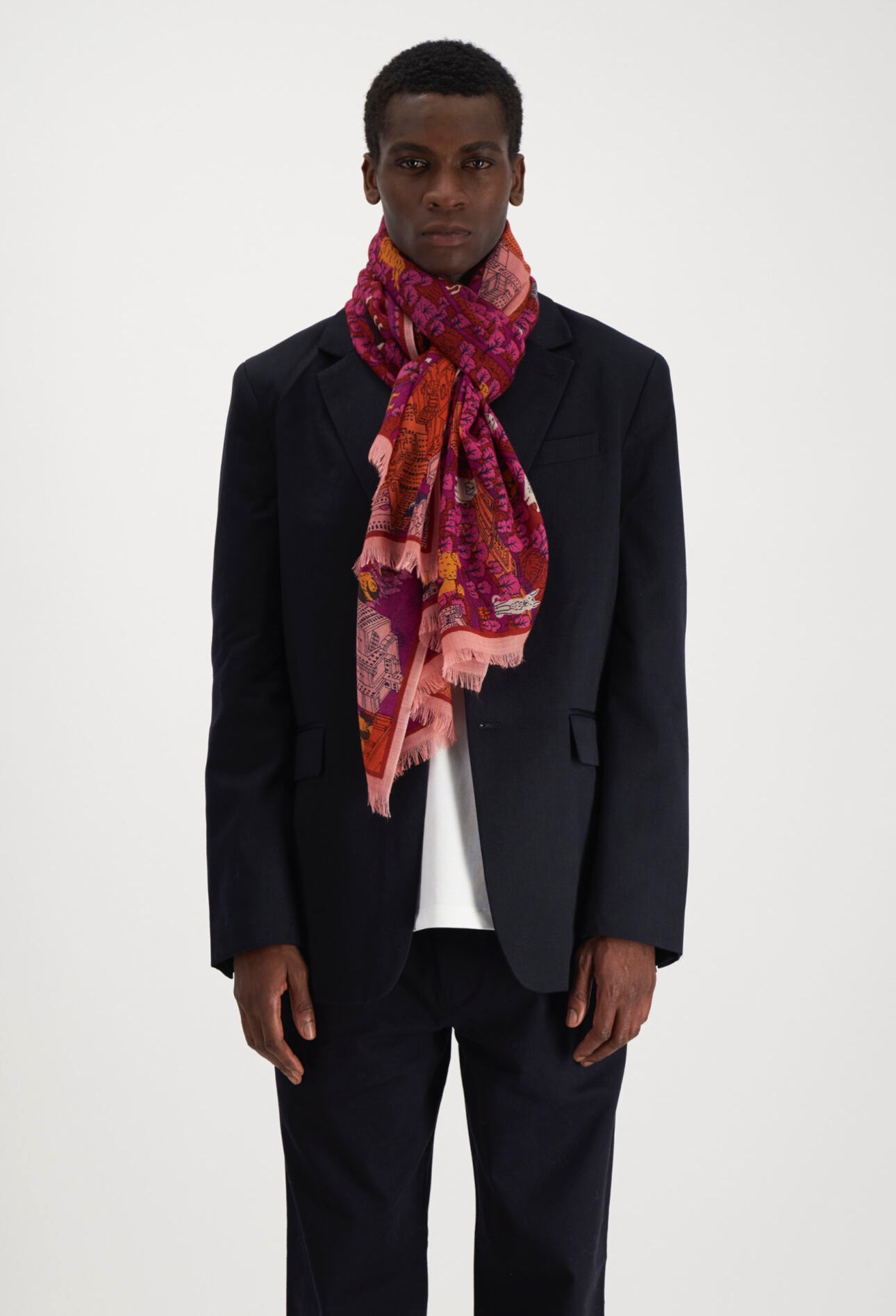 CENTRAL PARK Scarf- FUCHSIA by Inouï Edition