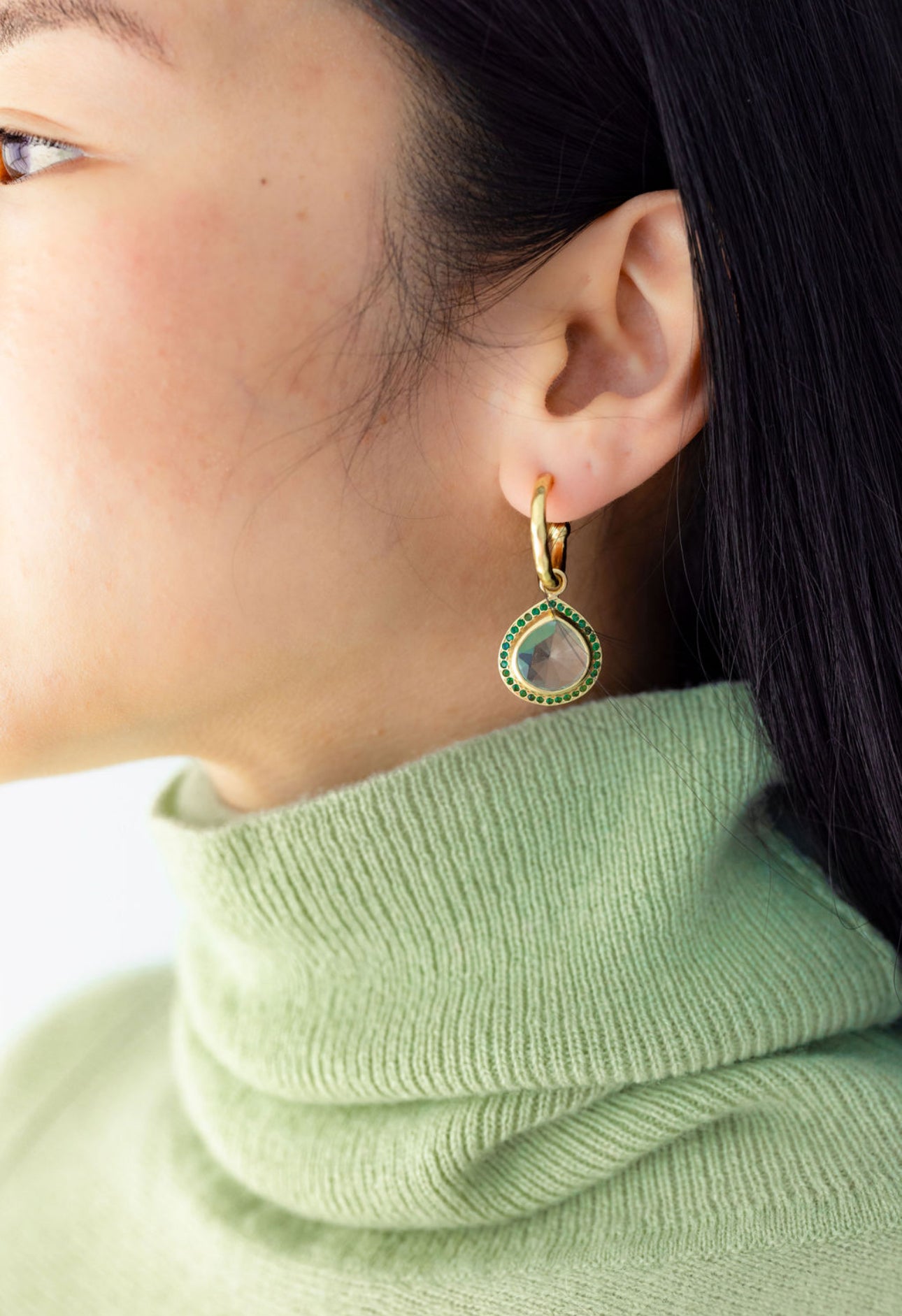 LILA EARRINGS | EMERALD