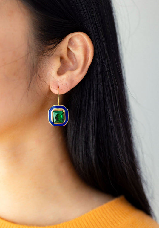 SELENE EARRINGS | EMERALD
