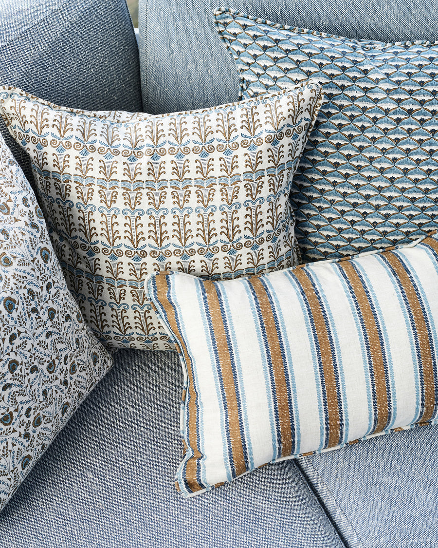 LIDO TOBACCO LINEN CUSHION