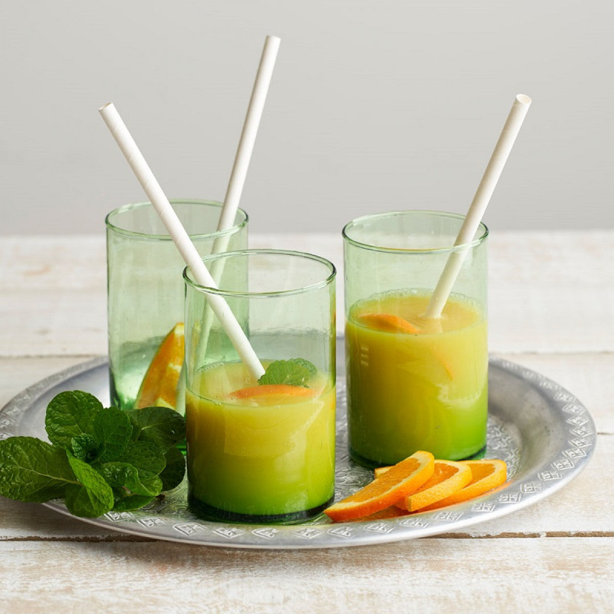 MOROCCAN BELDI GLASS | GREEN 350ml