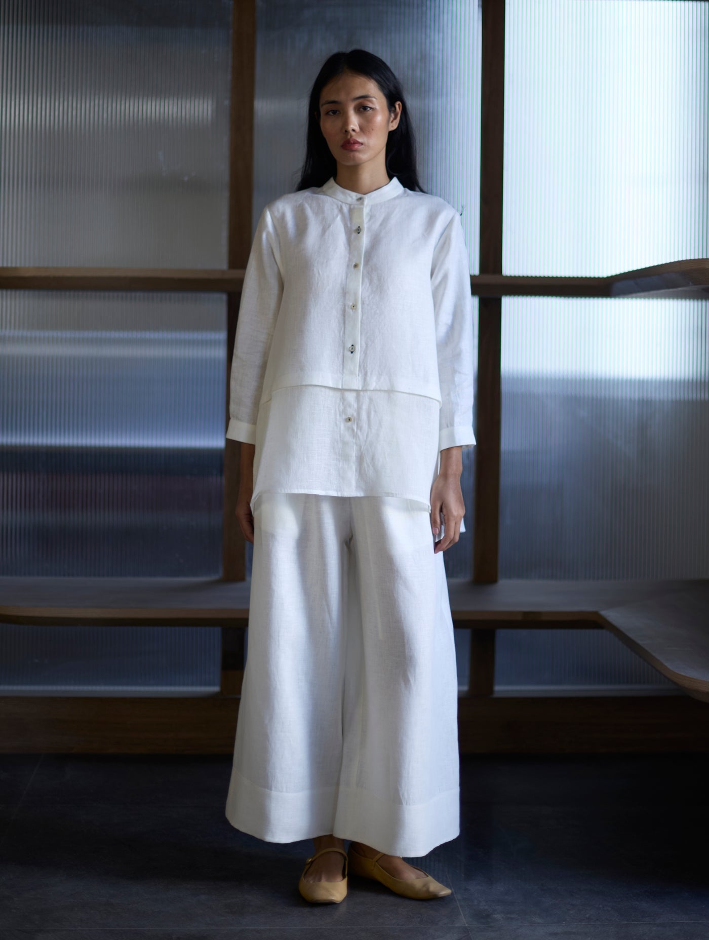 ANAYA LINEN TOP