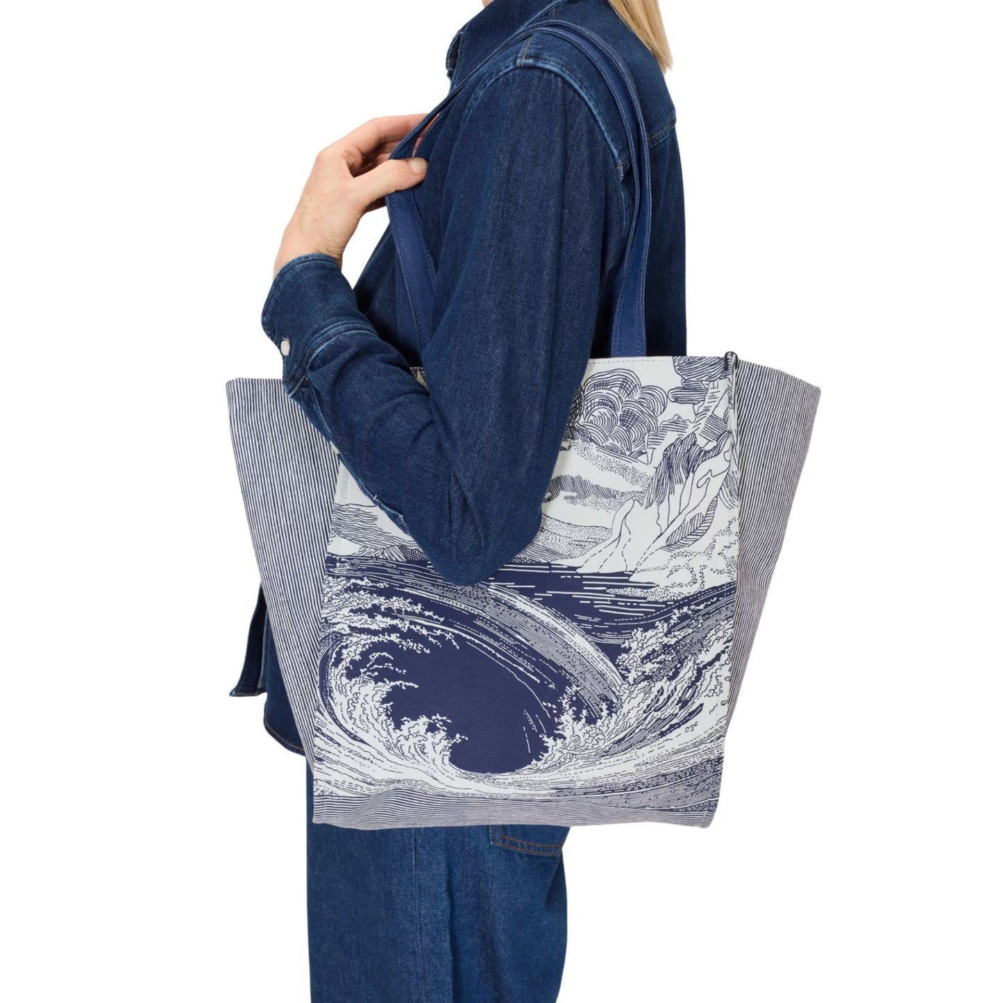 BALTHAZAR TOTE in NAVY by Inoui Editions Paris