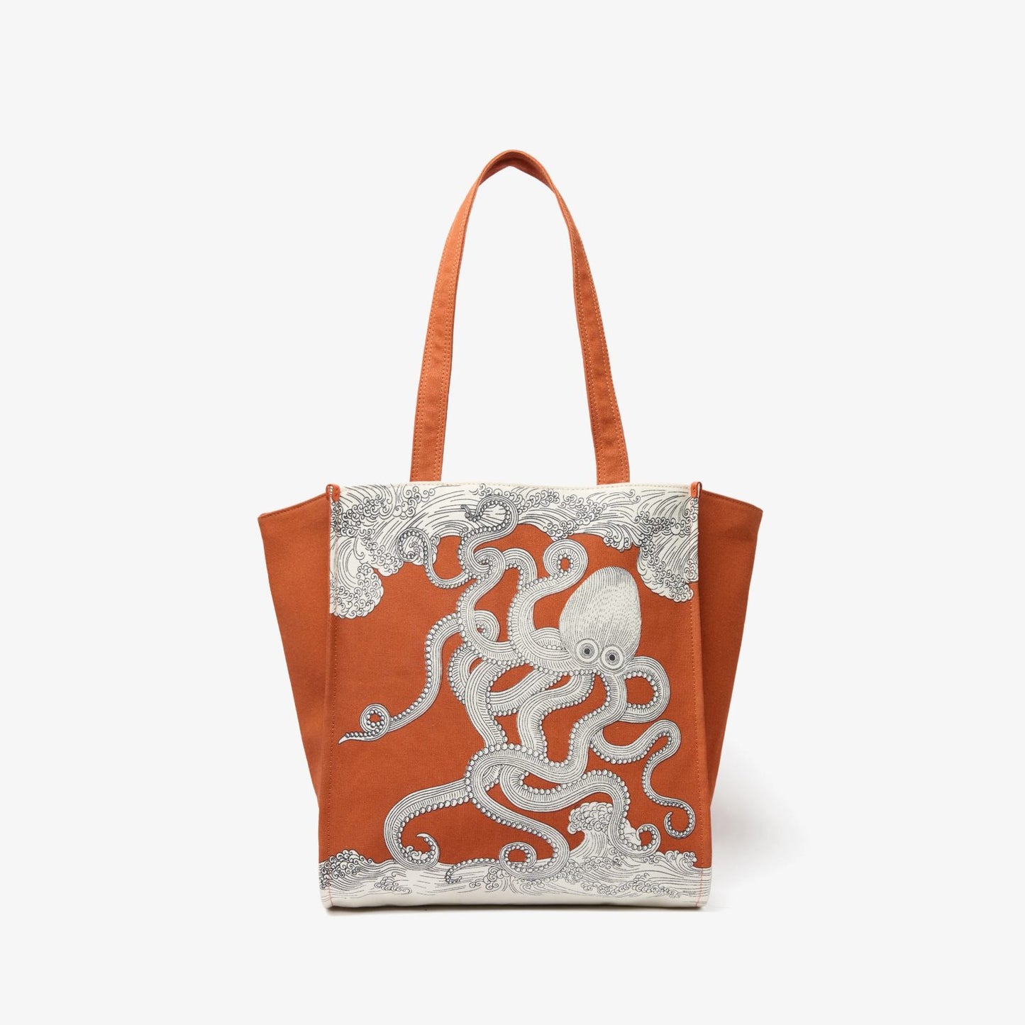 POSEIDON TOTE in ORANGE by Inoui Editions Paris