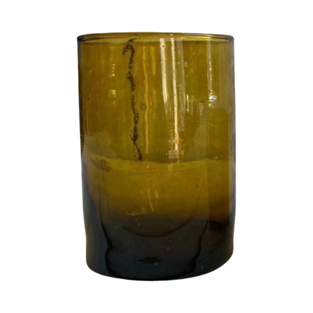 MOROCCAN BELDI TUMBLER | AMBER