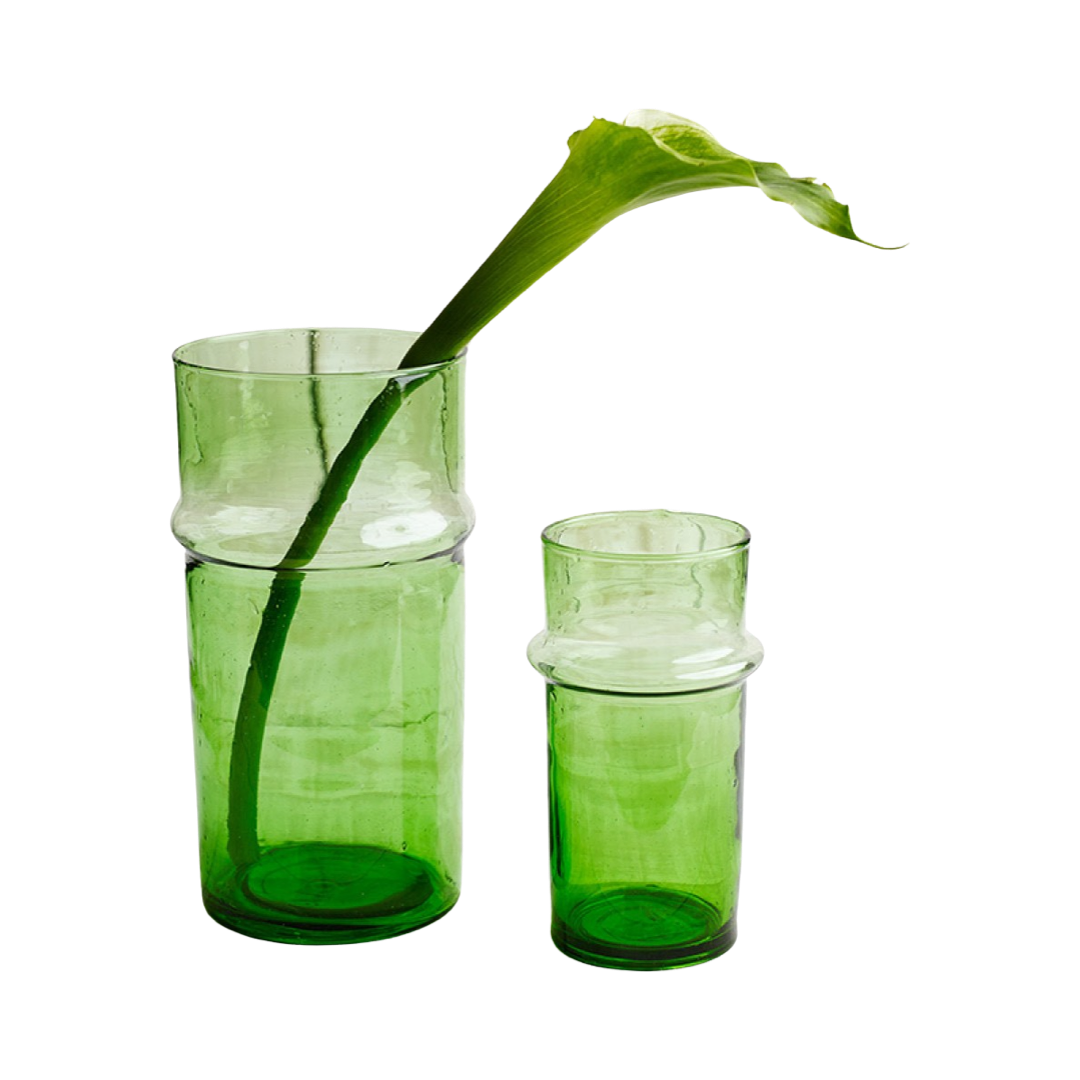 MOROCCAN BELDI VASE | GREEN