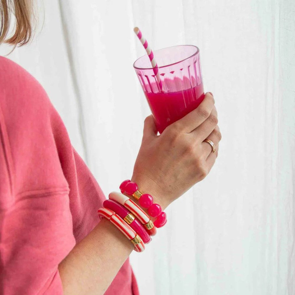 PARABAYA- MAGENTA BOMBOM BRACELET