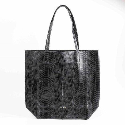 MAISON FANALI | Tote Snake Black
