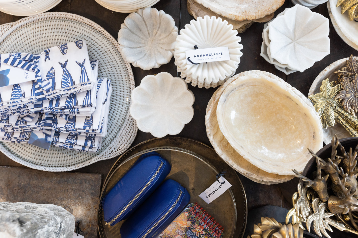 MINI MARBLE FLOWER BOWL