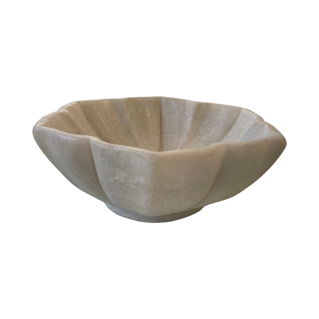 MINI MARBLE FLOWER BOWL