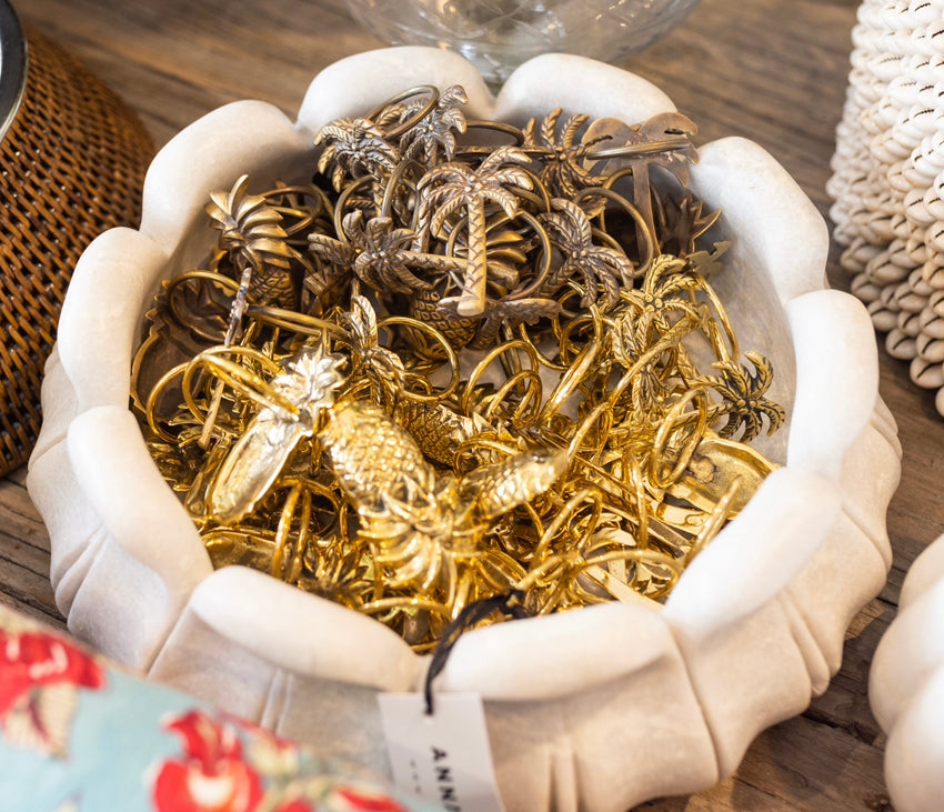 BRASS NAPKIN RING | PINEAPPLE