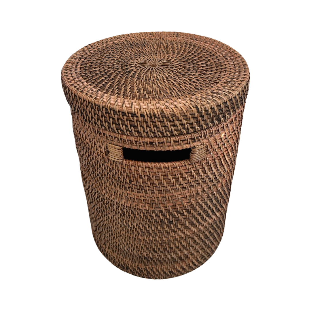 RATTAN BASKET | BROWN