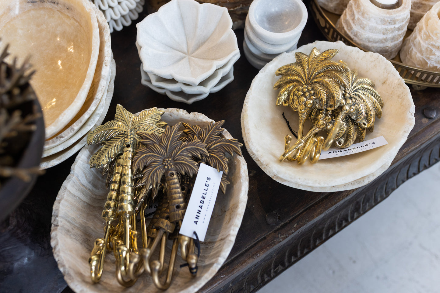 BRASS PALM HOOK | GOLD FINISH