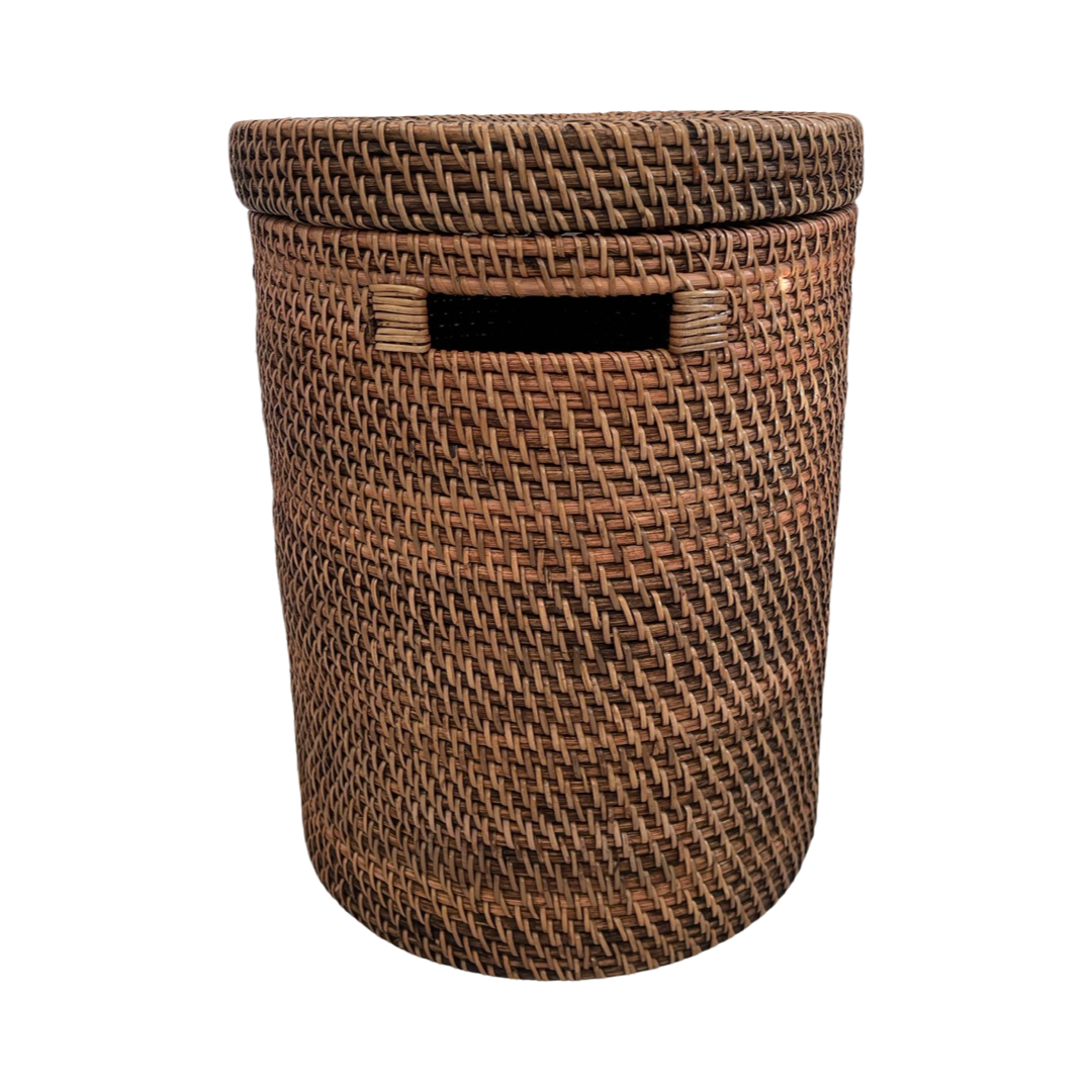 RATTAN BASKET | BROWN