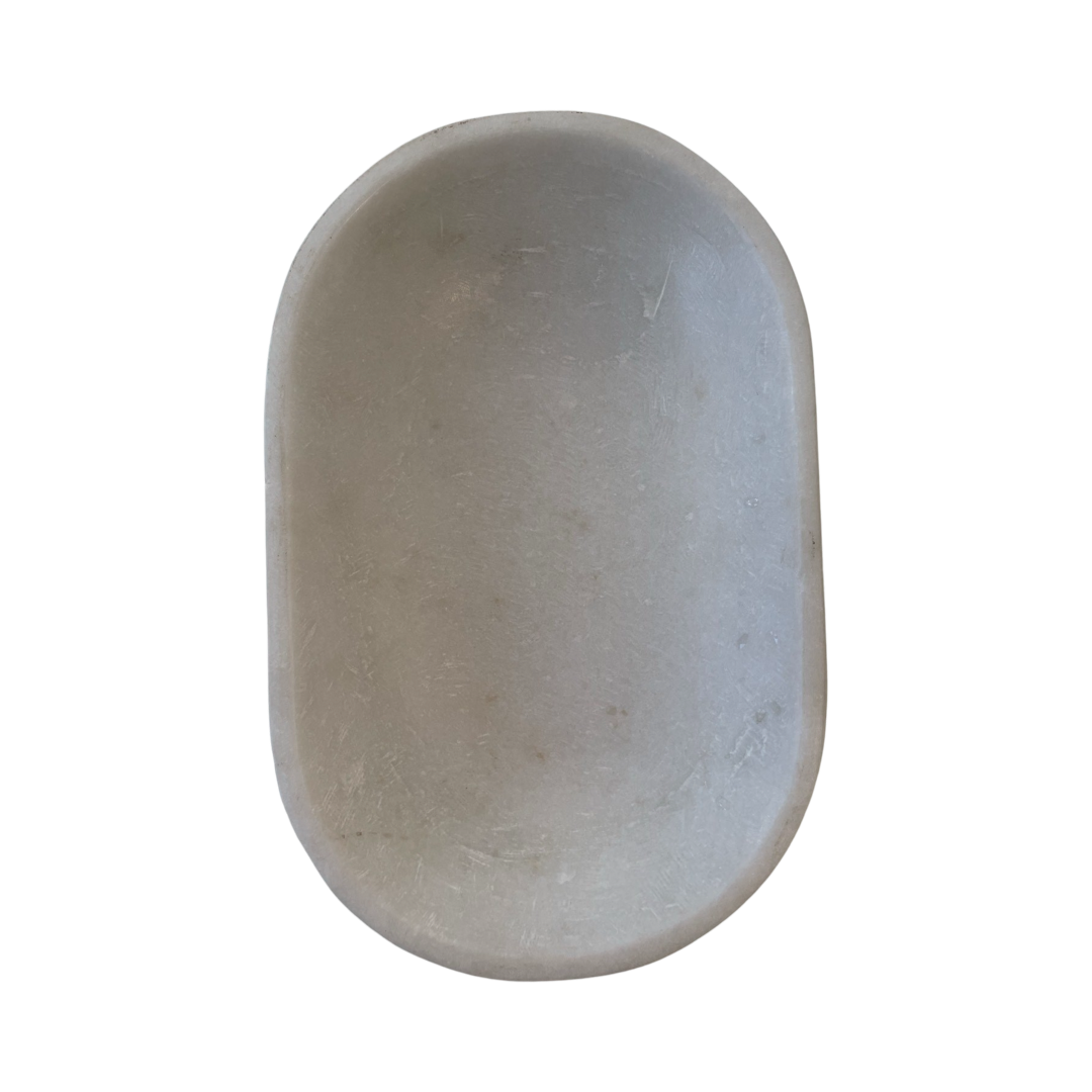 OVAL MARBLE DISH