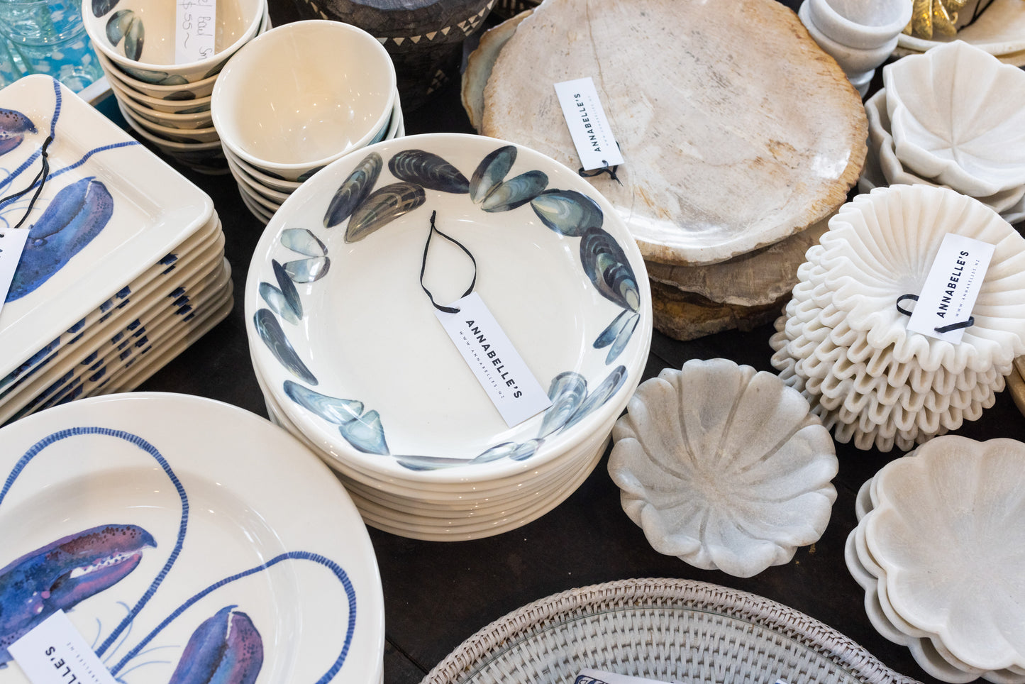 MINI MARBLE FLOWER BOWL