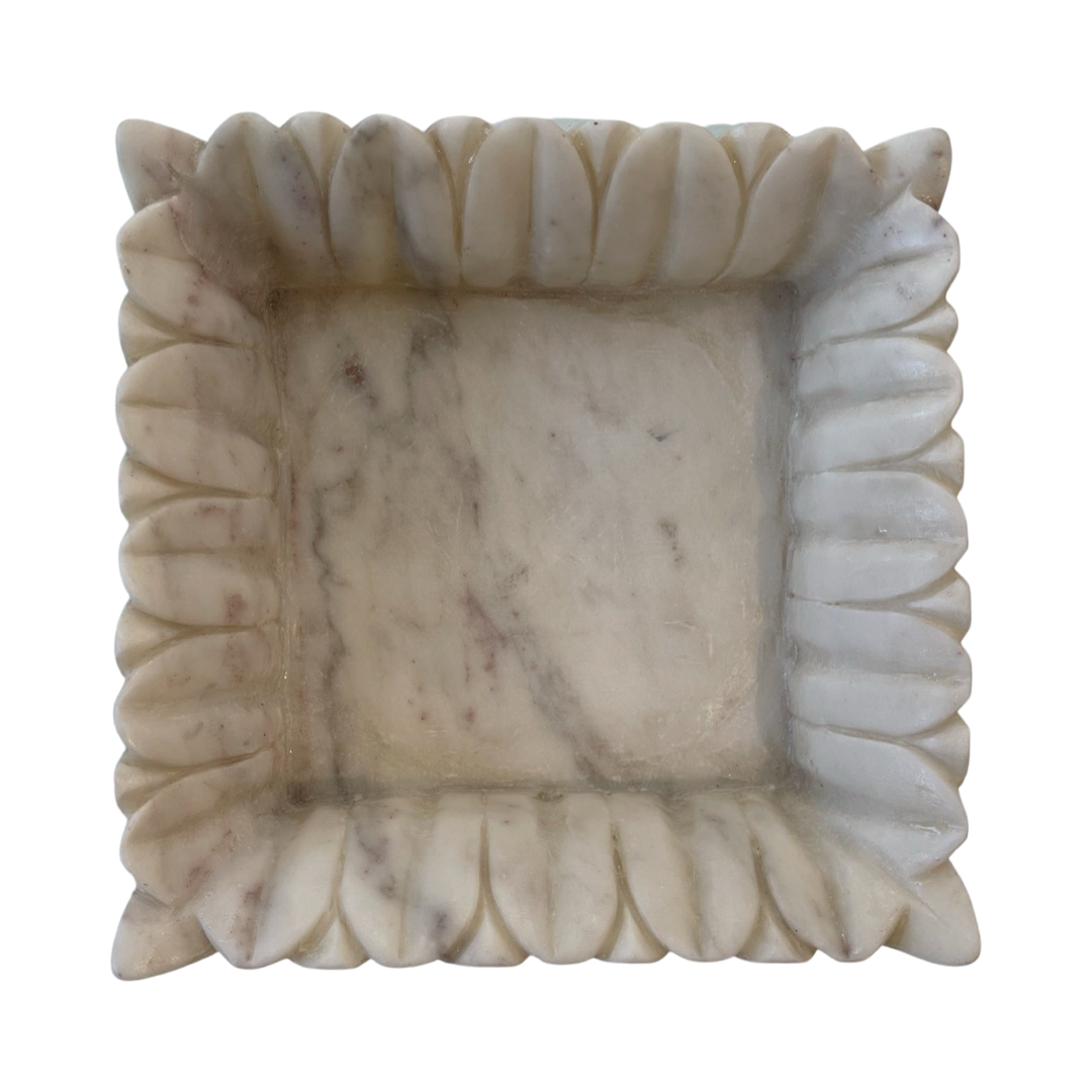 SQAURE MARBLE DISH