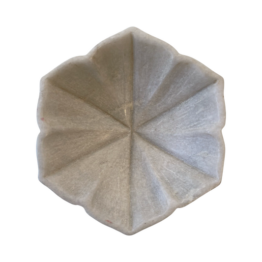 MINI MARBLE FLOWER BOWL