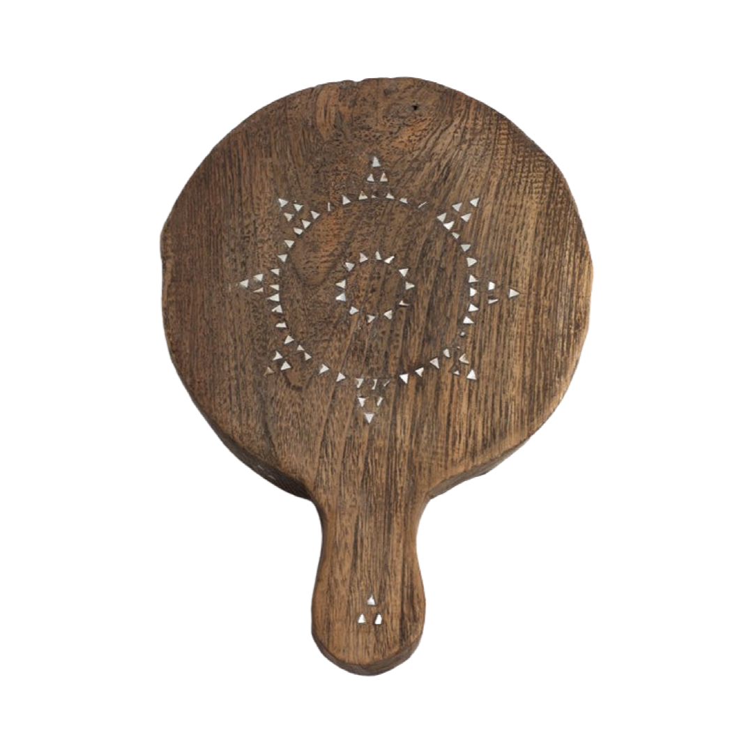 WOODEN SHELL INLAY TRAY