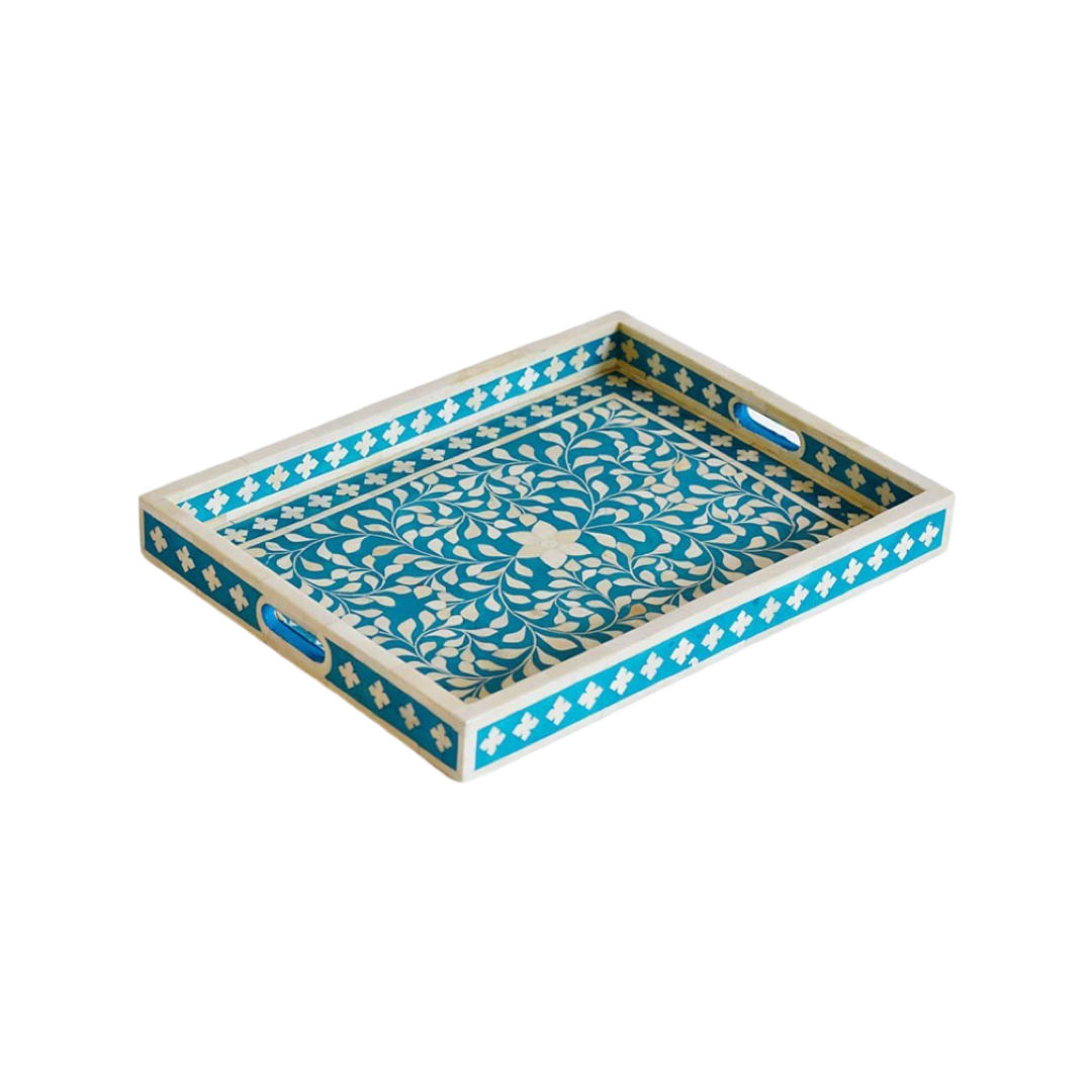 MOP INLAY TRAY / BLUE