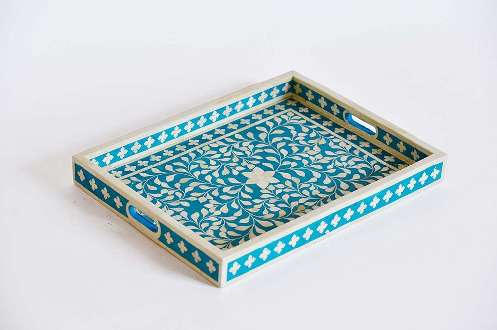 MOP INLAY TRAY / BLUE