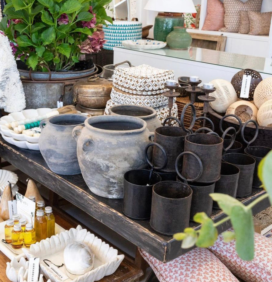 ANTIQUE GREY URN