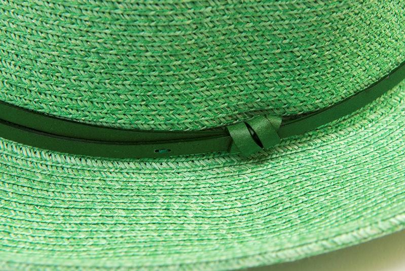 TRAVAUX EN COURS - BORSALINO HAT LEATHER STRAP | MINT