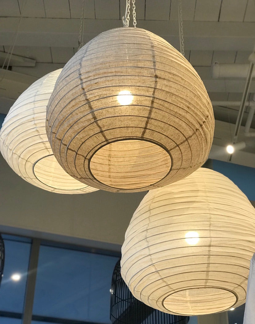 Havelock North Hawke's Bay - Medium Tear Drop Linen Light Shade | Annabelle's Design Store NZ