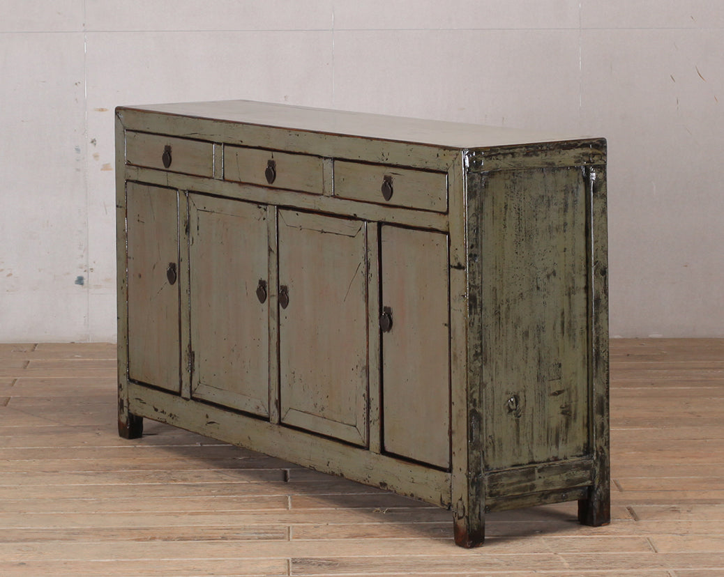 ANTIQUE FOUR DOOR CABINET | ARTICHOKE