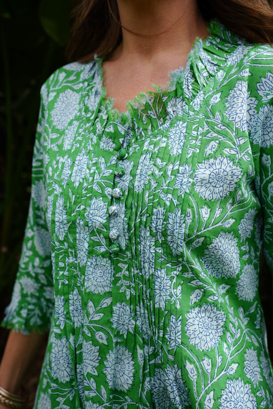 SIENNA MID DRESS | GREEN