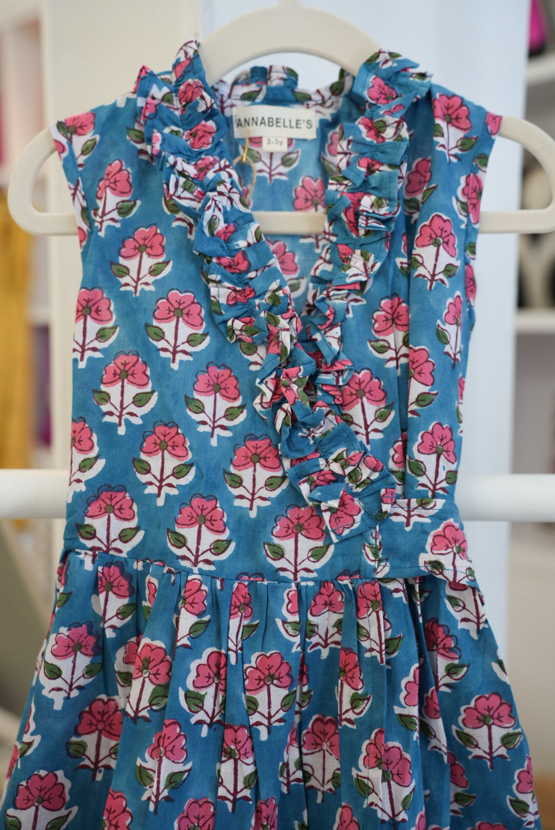 MINTY DRESS | KIDS | BLUE PETAL