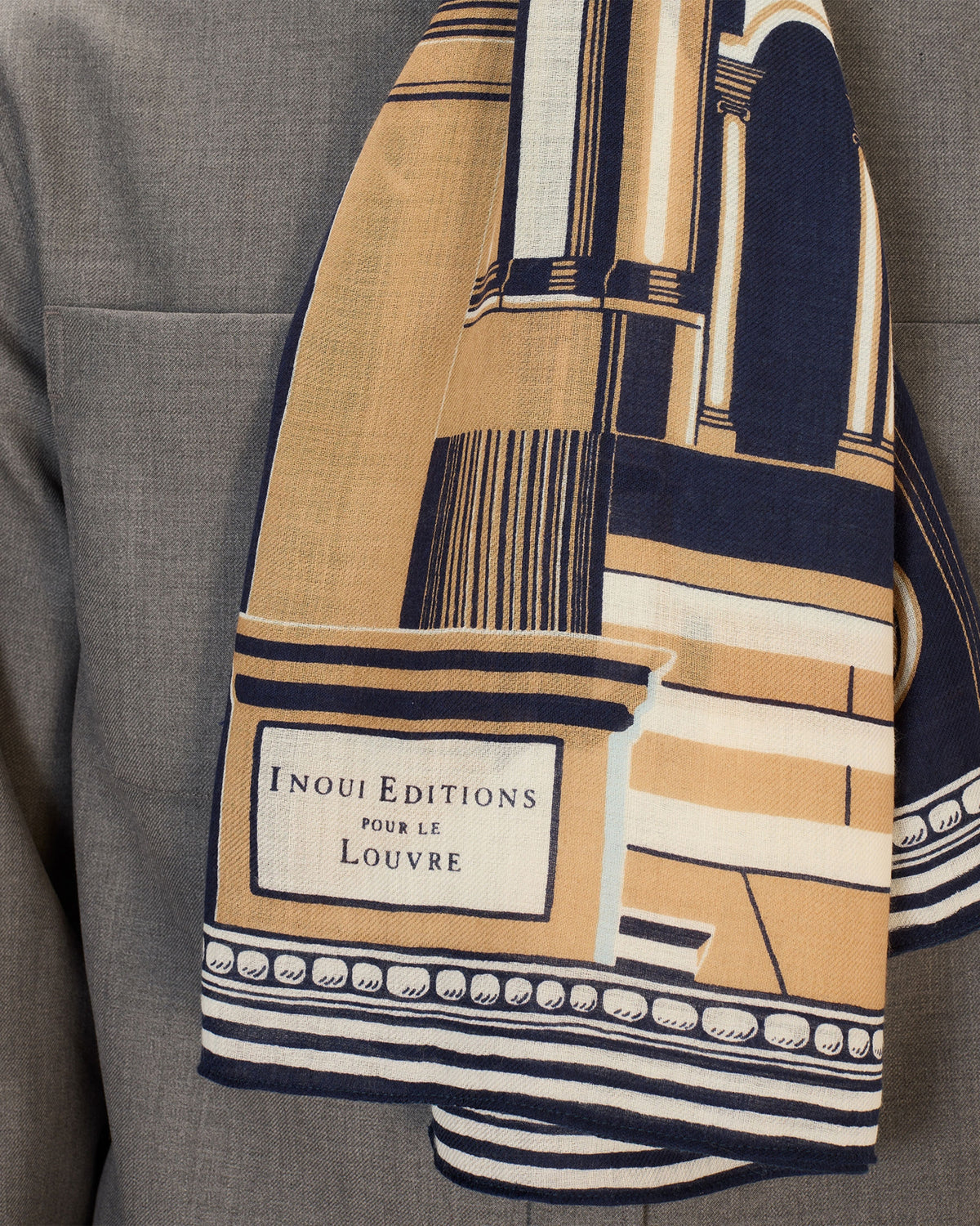 ARCHITECTURE Scarf- BLUE by Inouï Edition