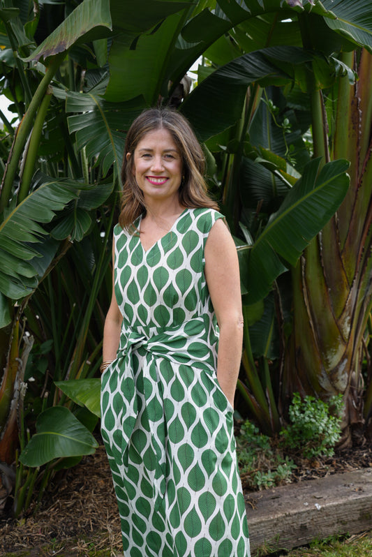 LILY DRESS | GREEN LEAF